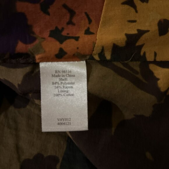 Coldwater Creek Brown Tweed Vest Sz 10 M Button Up Academia Peplum Waistcoat - Picture 9 of 9